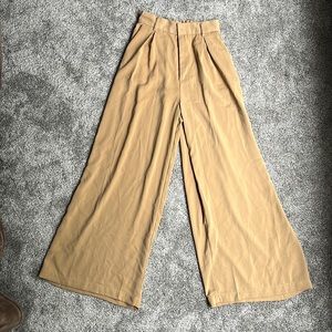 High waist wide leg palazzo pants